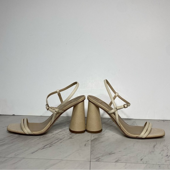 Sam Edelman Kit Natural Leather Heeled Sandal 8M - Picture 7 of 14